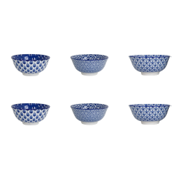 EC-AZU6BOL11 Lot de 6 petits bols, AZULI EC-AZU6BOL11 Lot de 6 petits bols, AZULI