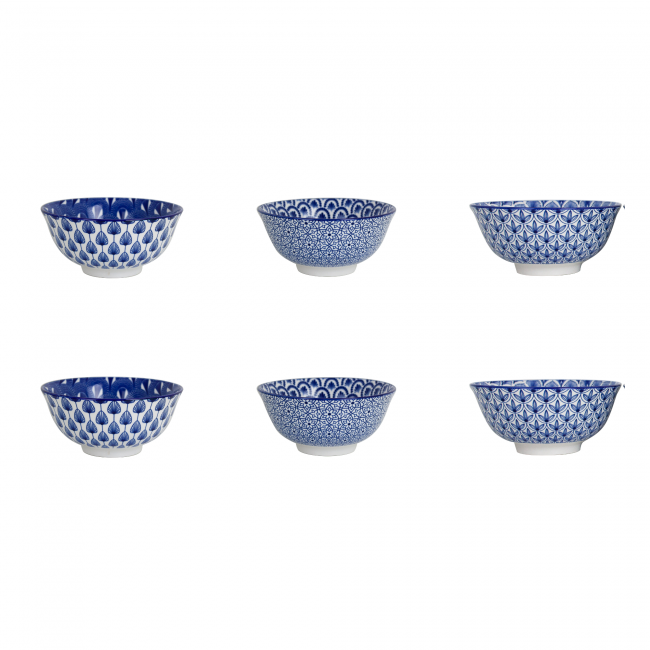 EC-AZU6BOL11 Lot de 6 petits bols, AZULI EC-AZU6BOL11 Lot de 6 petits bols, AZULI