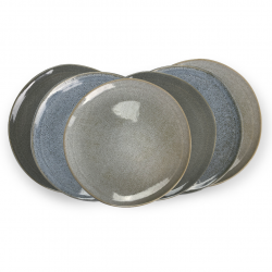 EC-ZAO6ASGM Lot de 6 grandes assiettes, ZAO EC-ZAO6ASGM Lot de 6 grandes assiettes, ZAO
