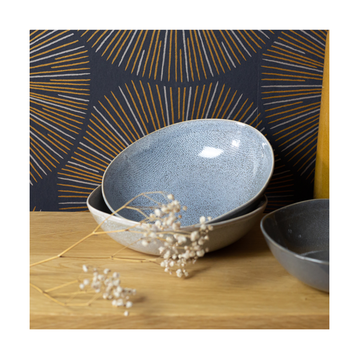 EC-ZAO6ASCREUS Lot de 6 assiettes creuses, ZAO