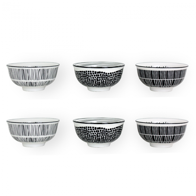 EC-YU6BOL11 Lot de 6 petits bols, YUCATAN EC-YU6BOL11 Lot de 6 petits bols, YUCATAN