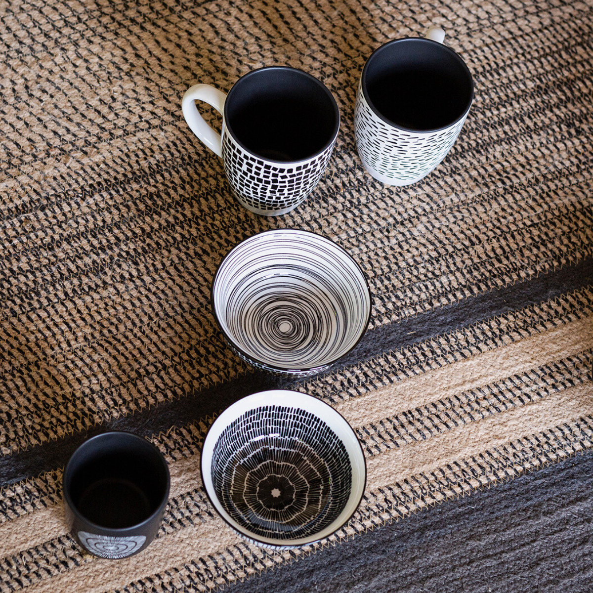 EC-YU6BOL11 Lot de 6 petits bols, YUCATAN