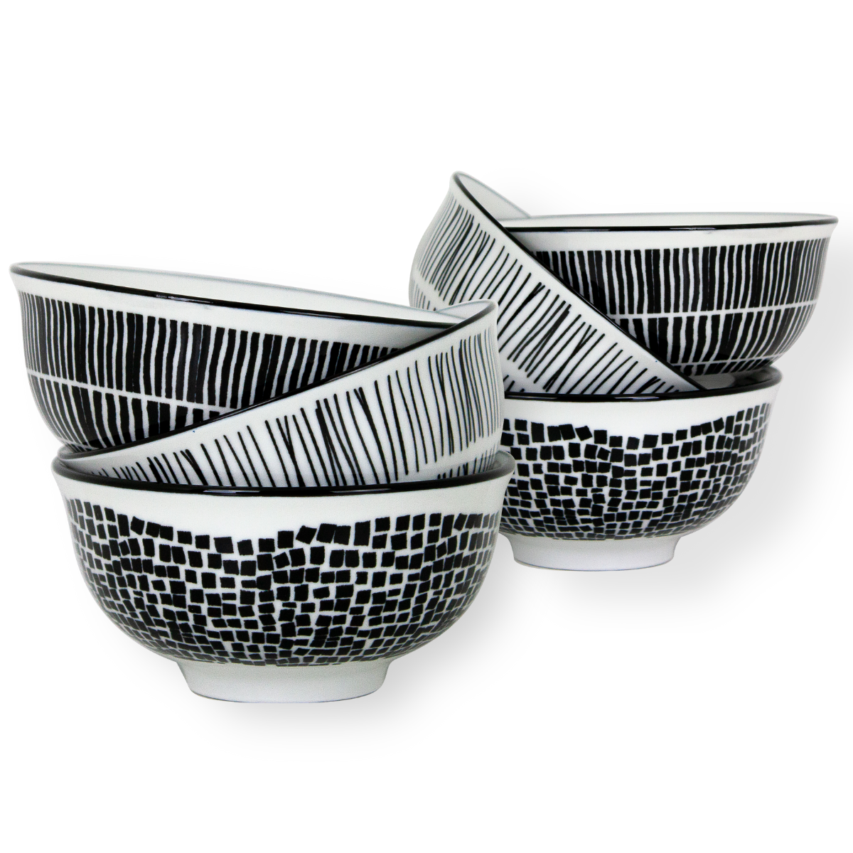 EC-YU6BOL11 Lot de 6 petits bols, YUCATAN