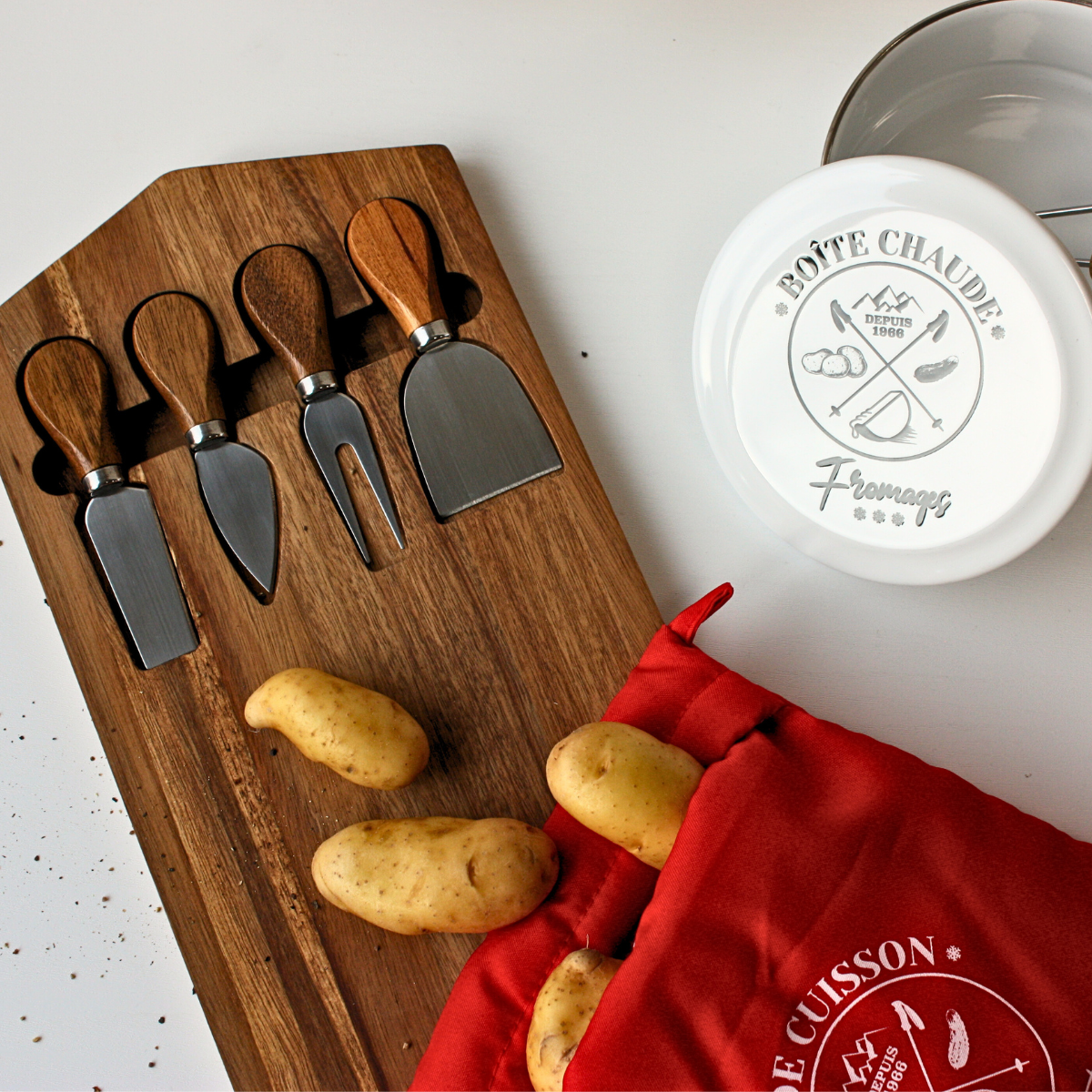 ALPPL4COUT Planche à fromage ALPINESS