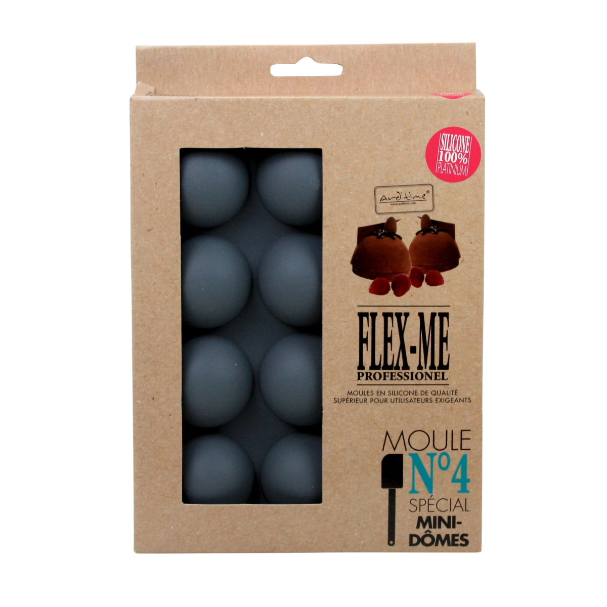 EC-FPDOMEPM Plaque moules pour 12 dômes