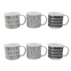 EC-6YUMAXMUG Lot de 6 maxi mug, Yucatan EC-6YUMAXMUG Lot de 6 maxi mug, Yucatan