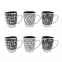 Lot de 6 mugs, Yu...