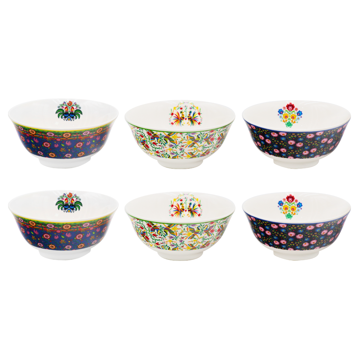 EC-6MUCHBOL15 Lot de 6 grands bols, MUCHACHA