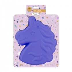 EC-HACLIC Moule à gâteau en silicone forme Licorne, Happy Cake EC-HACLIC Moule à gâteau en silicone forme Licorne, Happy Cake
