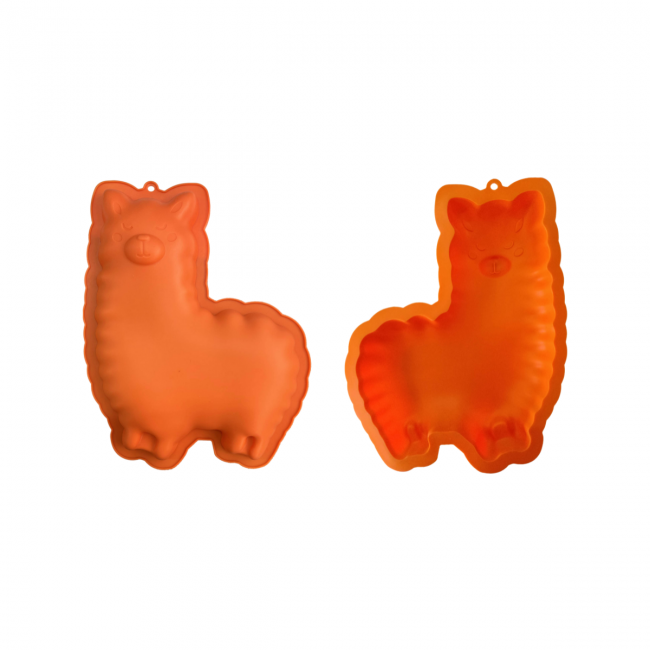 EC-HACLAMA Moule à gâteau en silicone forme Lama, Happy Cake EC-HACLAMA Moule à gâteau en silicone forme Lama, Happy Cake