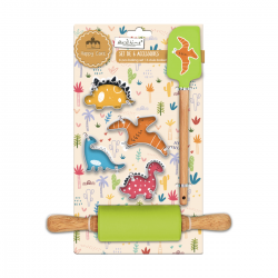 EC-HACD6ACC Lot de 6 accessoires forme dinosaure, Happy Cake EC-HACD6ACC Lot de 6 accessoires forme dinosaure, Happy Cake