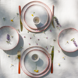 EC-AG6ASCR Lot de 6 assiettes creuses, Agate EC-AG6ASCR Lot de 6 assiettes creuses, Agate