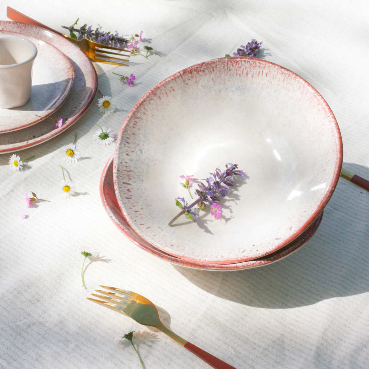 EC-AGSERV24 Service à vaisselle 24 pièces, Agate