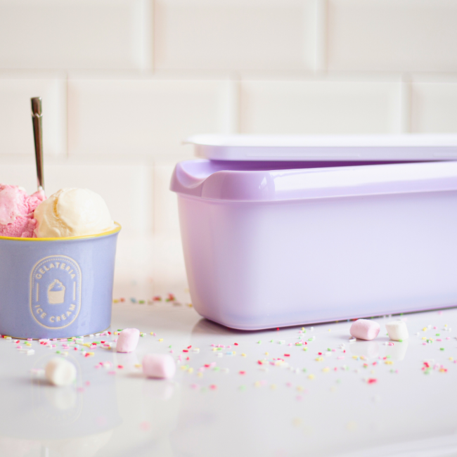 EC-GEL2BACS Lot de 2 bacs à glace, Gelatéria EC-GEL2BACS Lot de 2 bacs à glace, Gelatéria