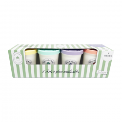 EC-GEL4BACS Set de 4 pots à glace réutilisables 220 ml, Gelatéria EC-GEL4BACS Set de 4 pots à glace réutilisables 220 ml, Gelatéria