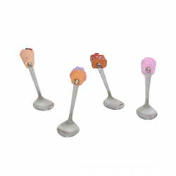 EC-GEL4CUIL Set de 4 cuillères à glaces fantaisie, Gelatéria EC-GEL4CUIL Set de 4 cuillères à glaces fantaisie, Gelatéria