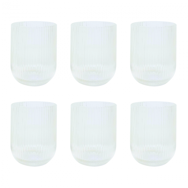 EC-AZU6VERPM Lot de 6 verres à eau, AZULI EC-AZU6VERPM Lot de 6 verres à eau, AZULI