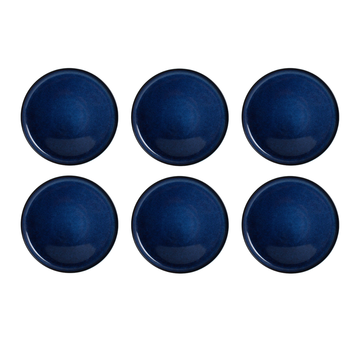 EC-BMSERV18 Service d'assiettes et bols 18 pièces, BLUE MOON