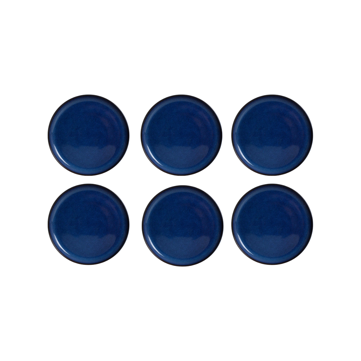 EC-BMSERV18 Service d'assiettes et bols 18 pièces, BLUE MOON