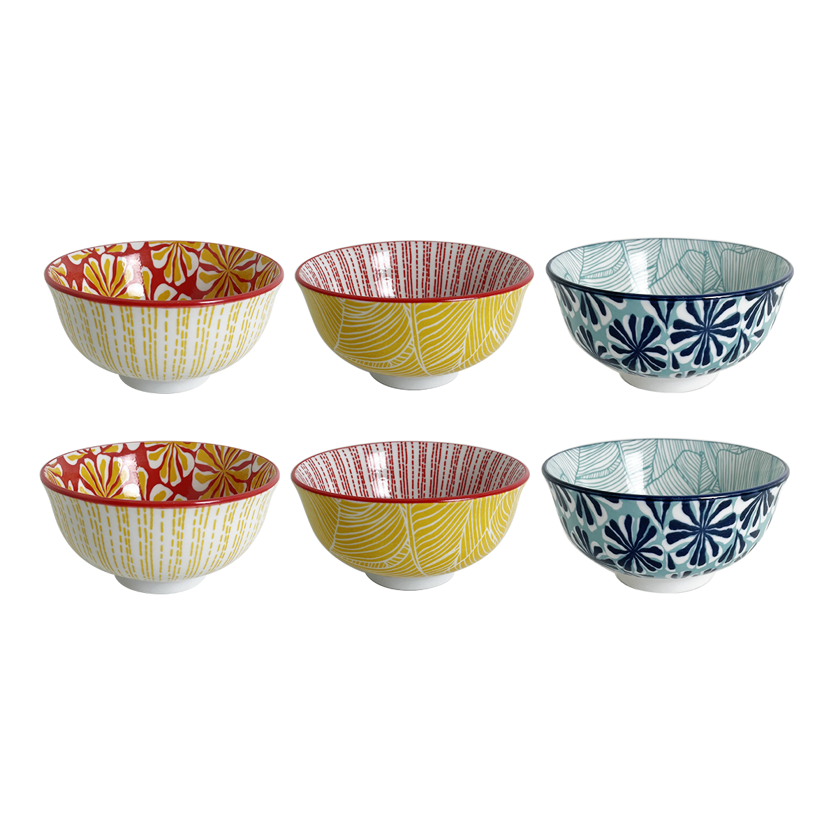 EC-HIL6BOL11 Lot de 6 petits bols, HILO