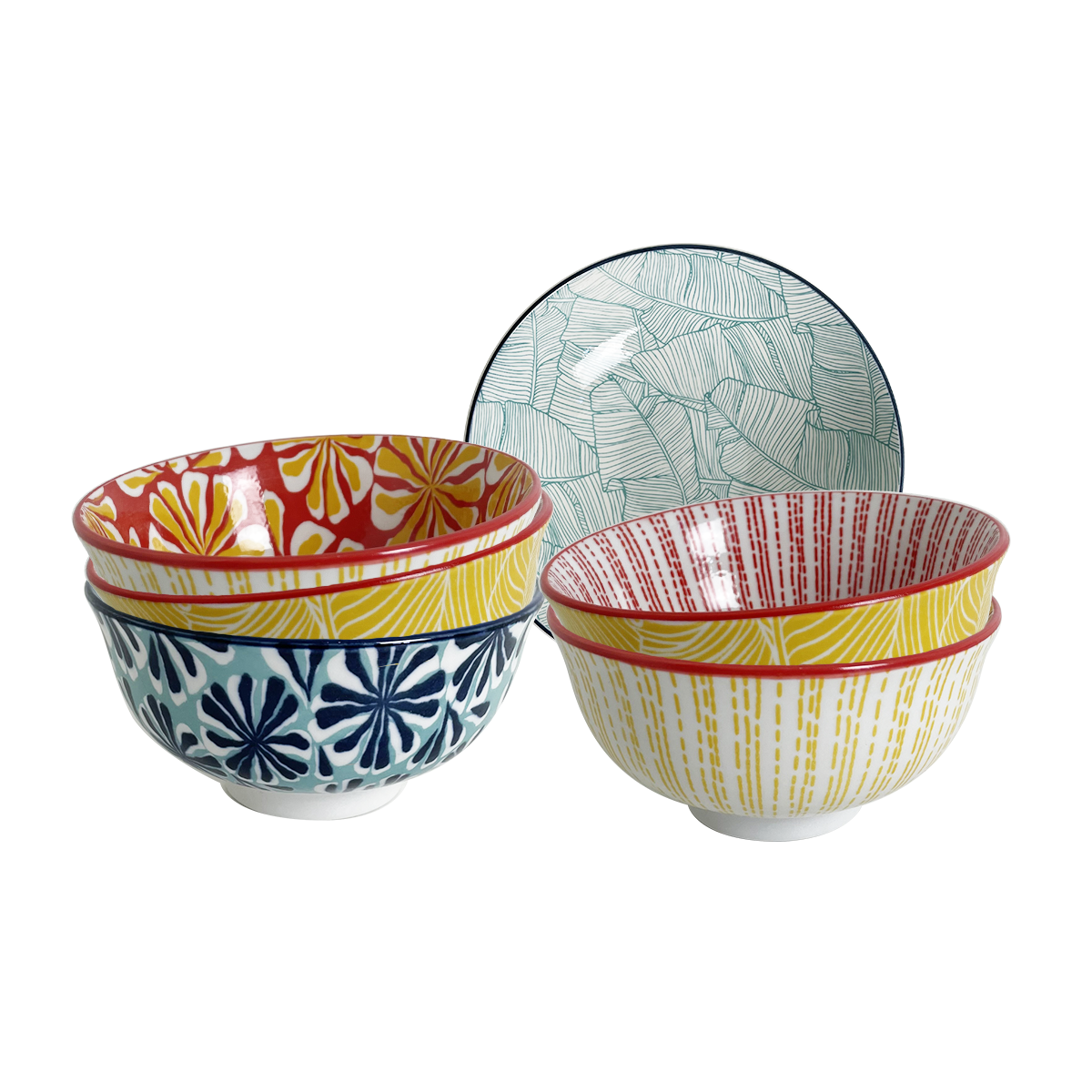 EC-HIL6BOL11 Lot de 6 petits bols, HILO