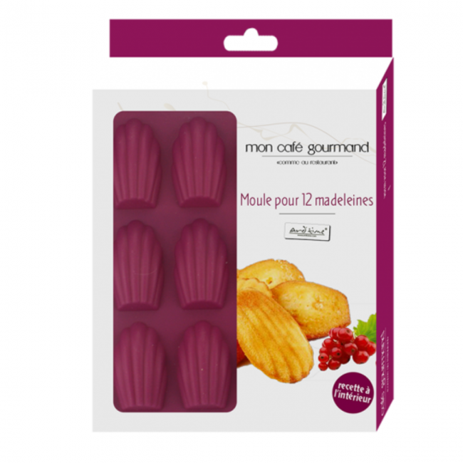 EC-CAFMAD12 Moule pour 12 minis madeleines EC-CAFMAD12 Moule pour 12 minis madeleines