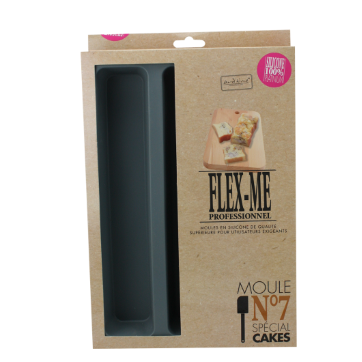 EC-FPCAKES Moule pour 3 cakes en silicone