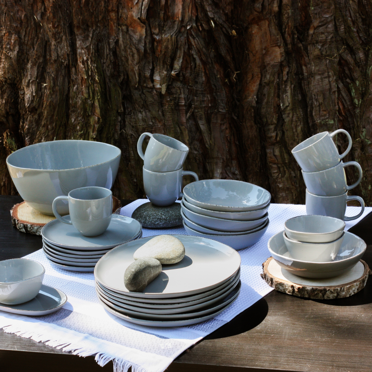 EC-GALSERV32 Service de table 32 pièces, GALET