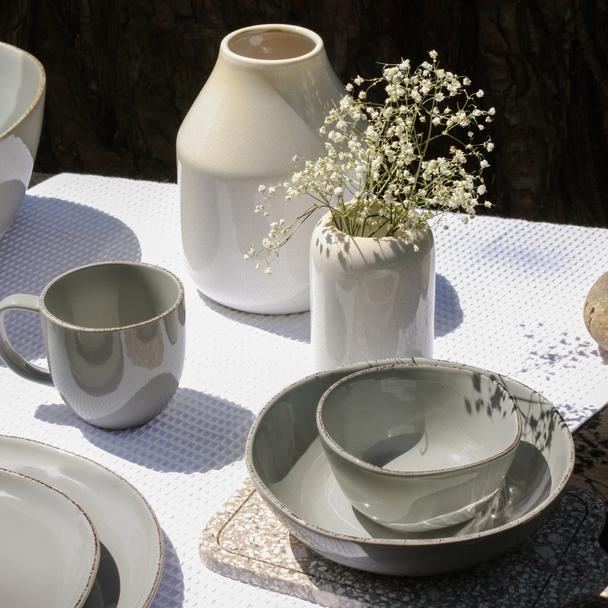 EC-GALSERV32 Service de table 32 pièces, GALET