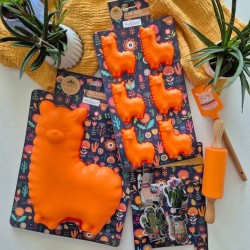 EC-HACH6ACC Lot de 6 accessoires forme lama, Happy Cake EC-HACH6ACC Lot de 6 accessoires forme lama, Happy Cake