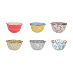 EC-6SABBOL11-1 Lot de 6 petits bols design 1, SABAE EC-6SABBOL11-1 Lot de 6 petits bols design 1, SABAE