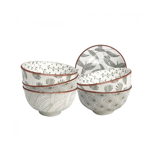 EC-YOKOSERV18 - Service d'assiettes et bols 18 pièces, YOKOTE EC-YOKOSERV18 - Service d'assiettes et bols 18 pièces, YOKOTE
