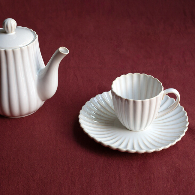 Lot de 6 Tasses, COQUILLAGE Lot de 6 Tasses, COQUILLAGE