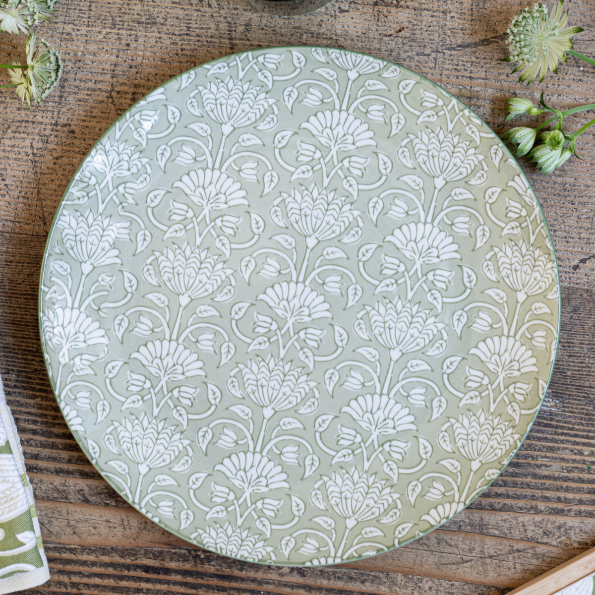 Lot de 6 grandes assiettes, SOLIMAN