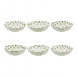 Lot de 6 assiettes creuses, SOLIMAN Lot de 6 assiettes creuses, SOLIMAN