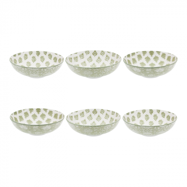 Lot de 6 assiettes creuses, SOLIMAN Lot de 6 assiettes creuses, SOLIMAN