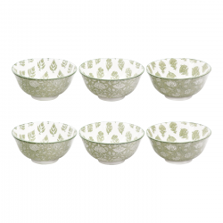 Lot de 6 bols médiums, SOLIMAN Lot de 6 bols médiums, SOLIMAN