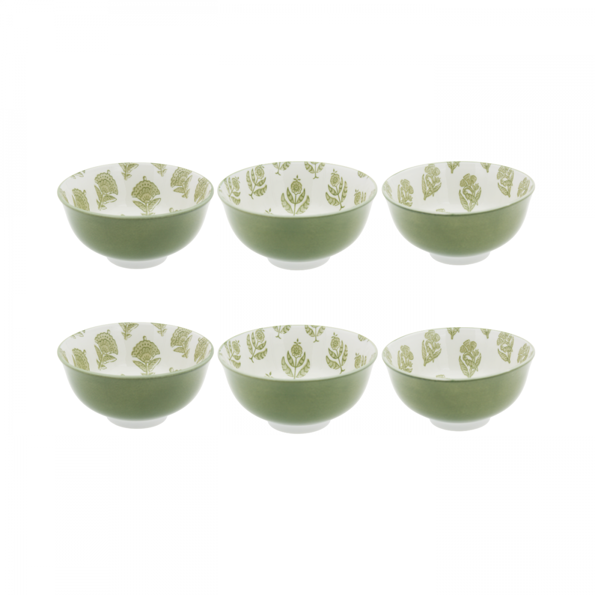 Lot de 6 petits bols, SOLIMAN