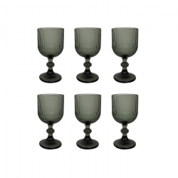 Lot de 6 verres à pied, YUCATAN Lot de 6 verres à pied, YUCATAN
