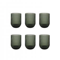 Lot de 6 verres à eau, YUCATAN Lot de 6 verres à eau, YUCATAN