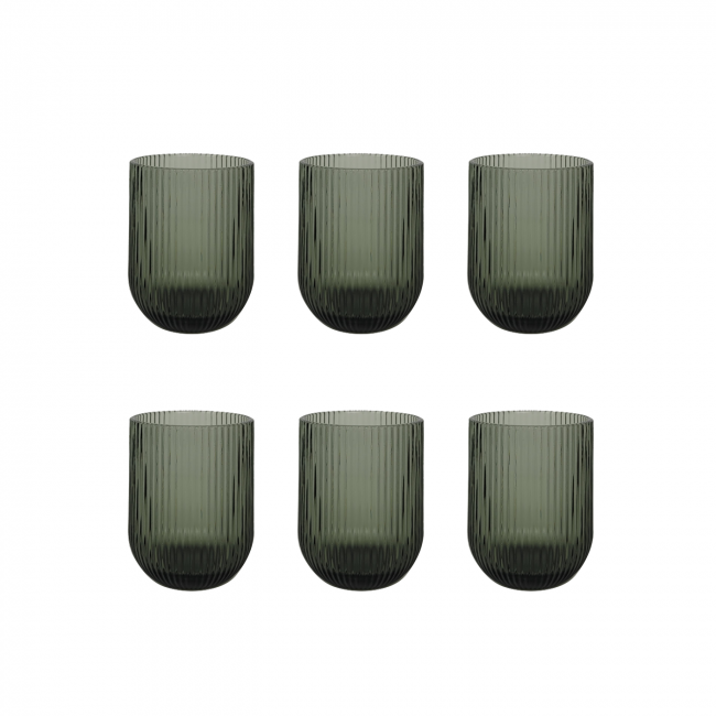 Lot de 6 verres à eau, YUCATAN Lot de 6 verres à eau, YUCATAN