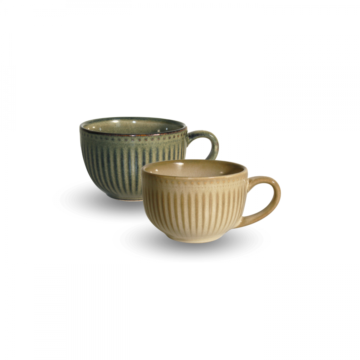 Lot de 6 tasses, TERRALHA