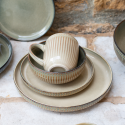 Lot de 6 assiettes creuses, TERRALHA Lot de 6 assiettes creuses, TERRALHA