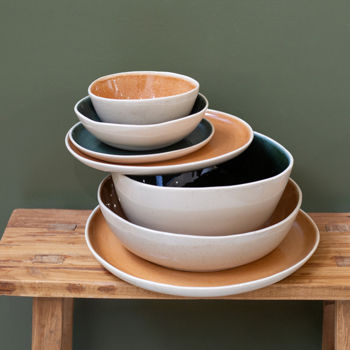 Lot de 6 bols médiums, CORALIA