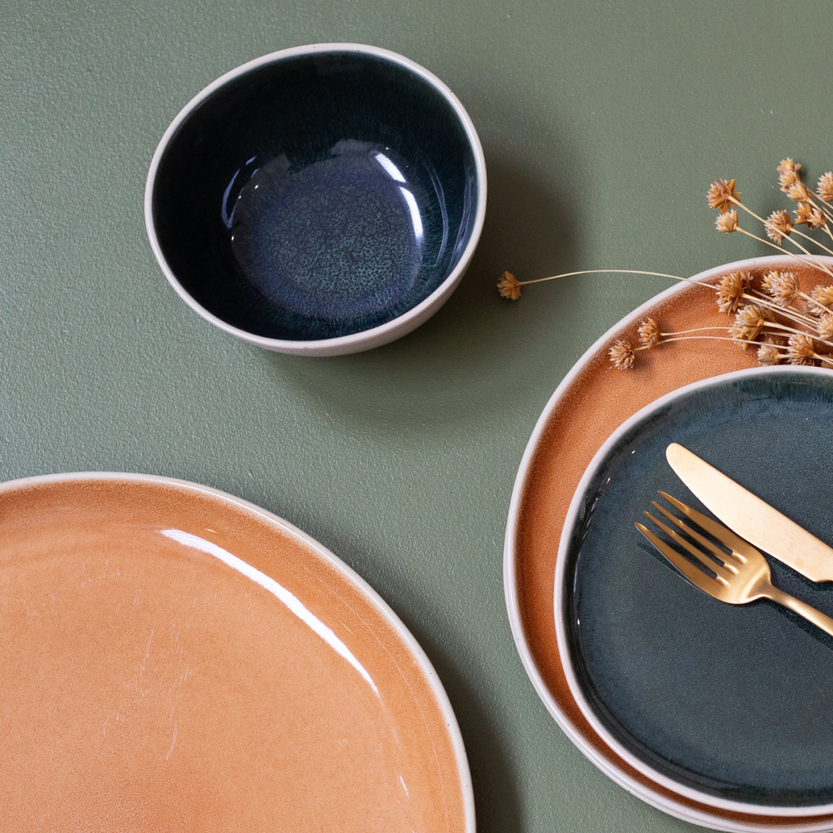 Lot de 6 bols médiums, CORALIA