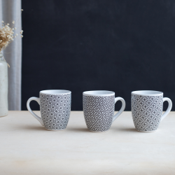 Lot de 6 mugs, Villa Les Pins Lot de 6 mugs, Villa Les Pins