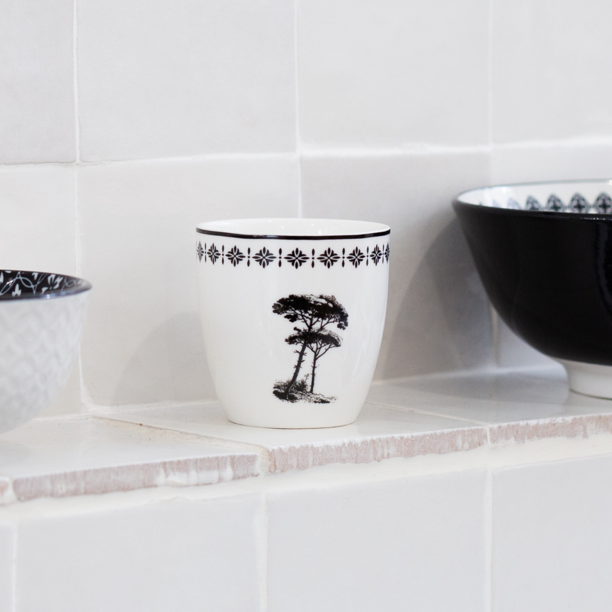 Lot de 6 gobelets, Villa Les Pins