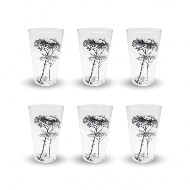 Set de 6 verres, Villa Les Pins Set de 6 verres, Villa Les Pins