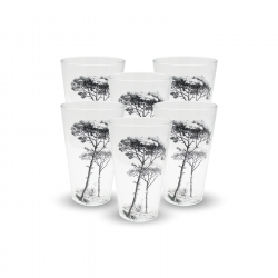 Set de 6 verres, Villa Les Pins Set de 6 verres, Villa Les Pins