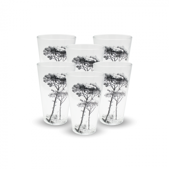 Set de 6 verres, Villa Les Pins Set de 6 verres, Villa Les Pins